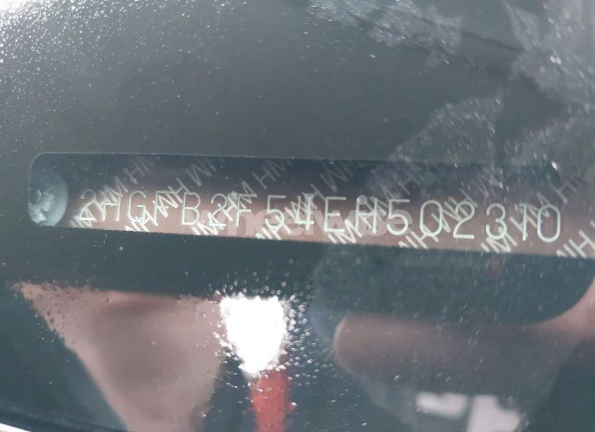 Photo 9 of 2014 Honda Civic LX (VIN 2HGFB2F54EH502310)