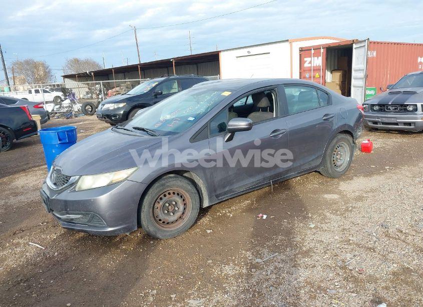 Photo 2 of 2014 Honda Civic LX (VIN 2HGFB2F54EH513825)