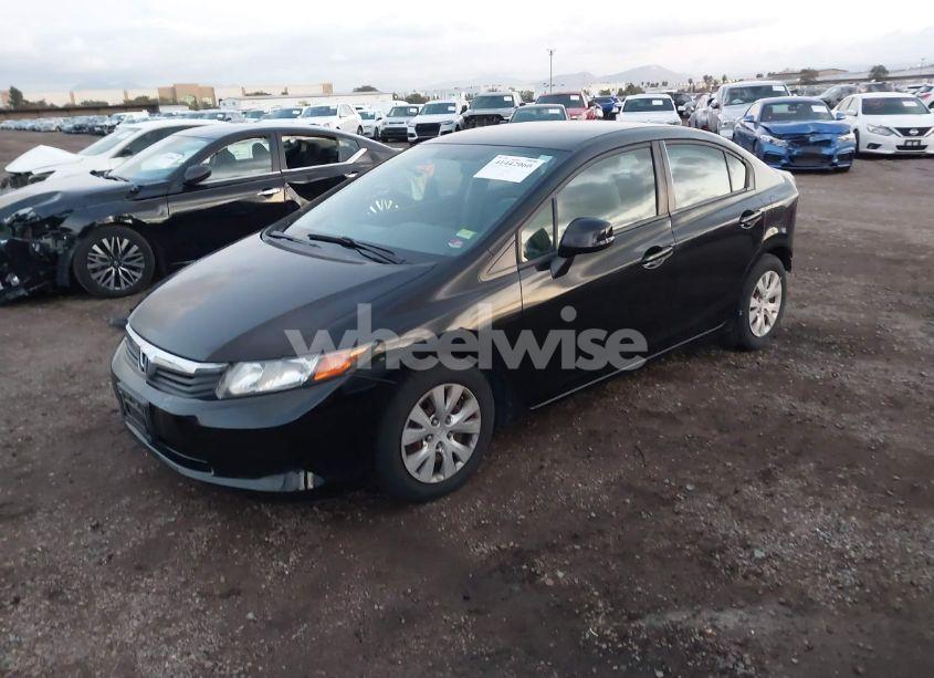 Photo 2 of 2012 Honda Civic SDN LX (VIN 2HGFB2F55CH325490)