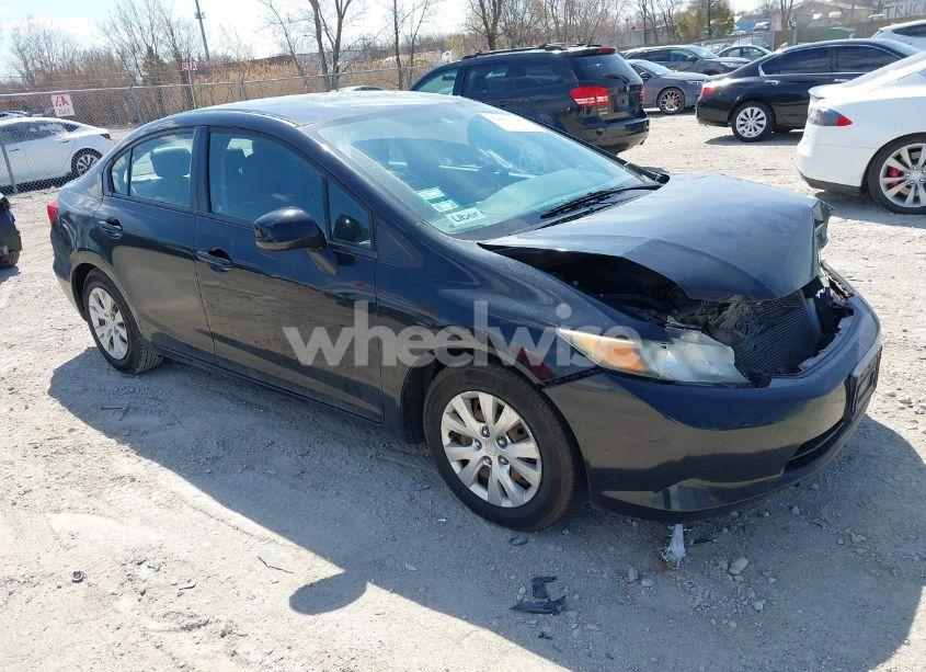 2012 Honda Civic LX (VIN 2HGFB2F55CH501356) main photo