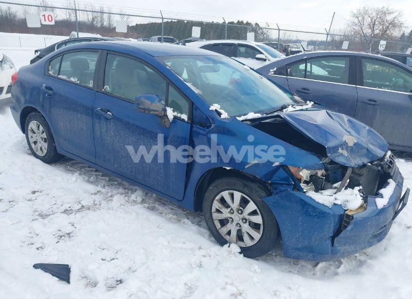 2012 Honda Civic SDN LX (VIN 2HGFB2F55CH502247) main photo