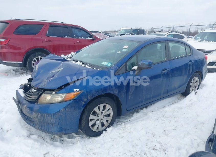 Photo 2 of 2012 Honda Civic SDN LX (VIN 2HGFB2F55CH502247)