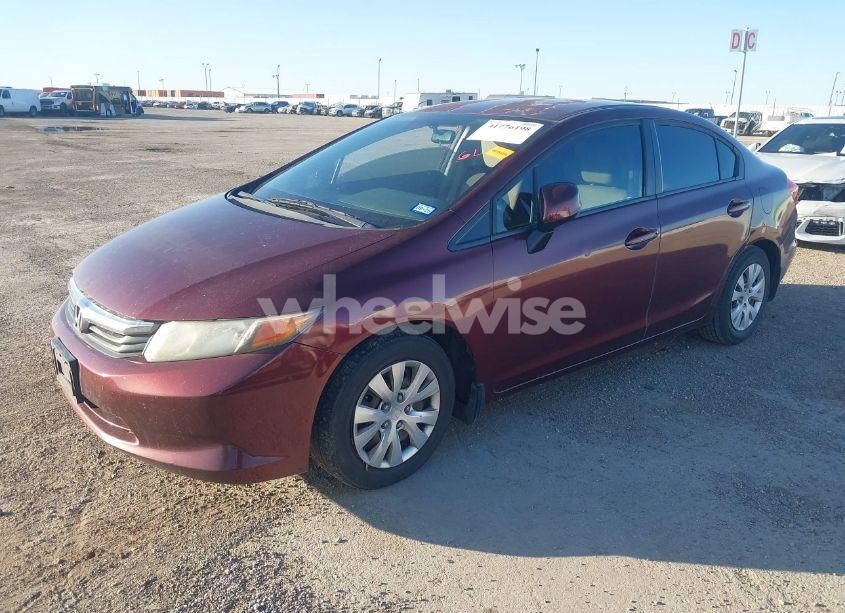 Photo 2 of 2012 Honda Civic LX (VIN 2HGFB2F55CH555417)