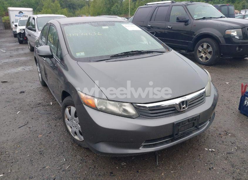 2012 Honda Civic LX (VIN 2HGFB2F55CH558222) main photo