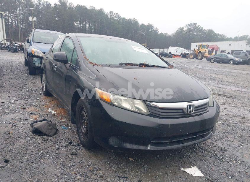 2012 Honda Civic LX (VIN 2HGFB2F55CH560214) main photo