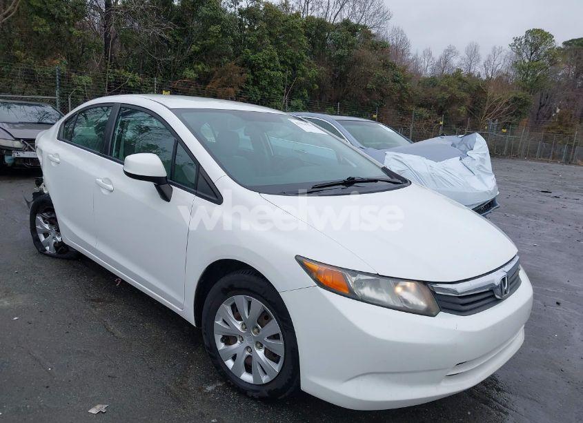 2012 Honda Civic LX (VIN 2HGFB2F55CH581337) main photo