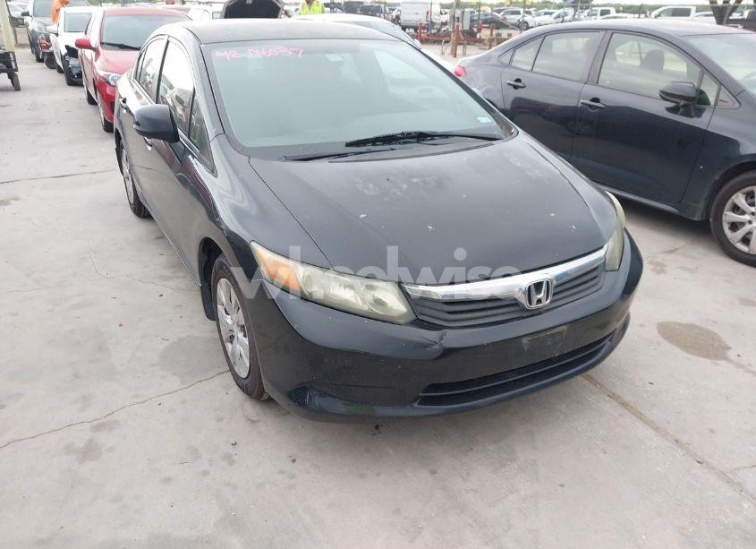 2012 Honda Civic LX (VIN 2HGFB2F55CH585131) main photo