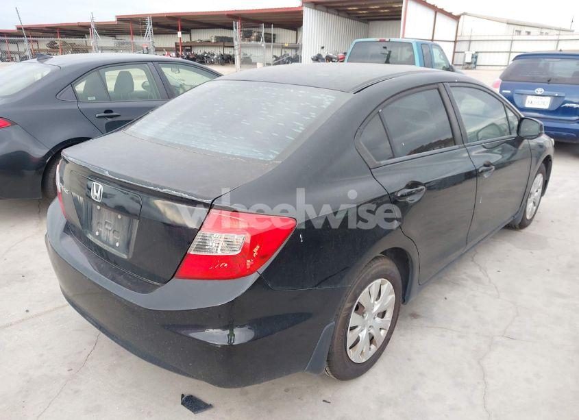 Photo 4 of 2012 Honda Civic LX (VIN 2HGFB2F55CH585131)