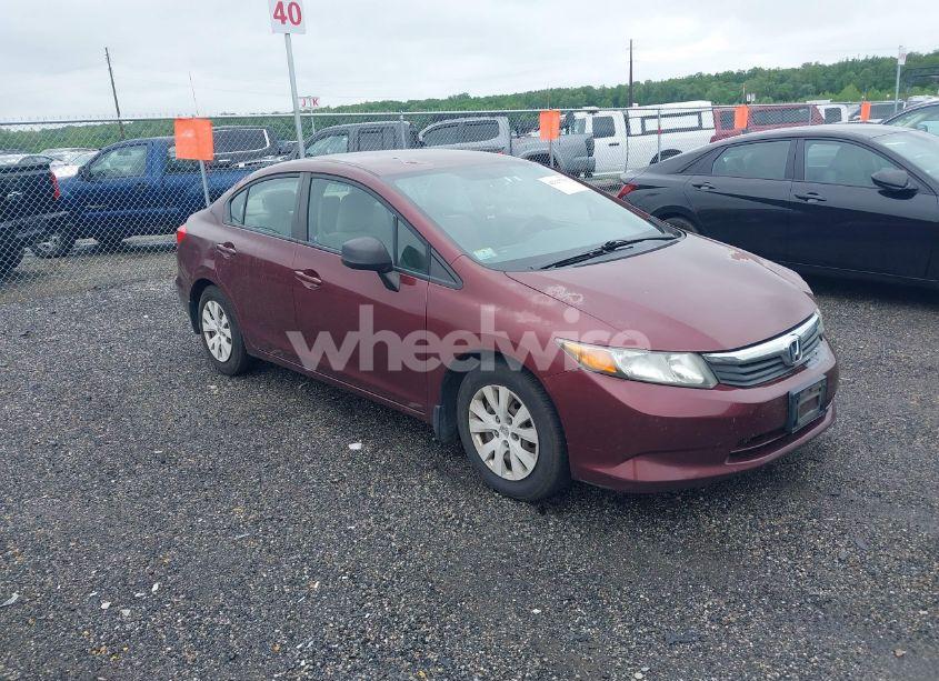 2012 Honda Civic LX (VIN 2HGFB2F55CH600274) main photo