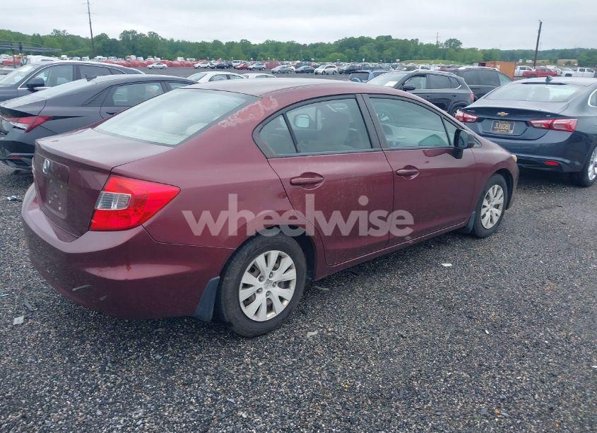 Photo 4 of 2012 Honda Civic LX (VIN 2HGFB2F55CH600274)