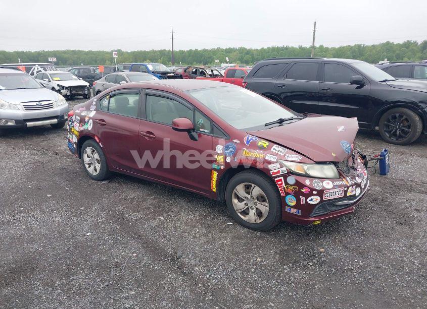 2013 Honda Civic LX (VIN 2HGFB2F55DH503870) main photo