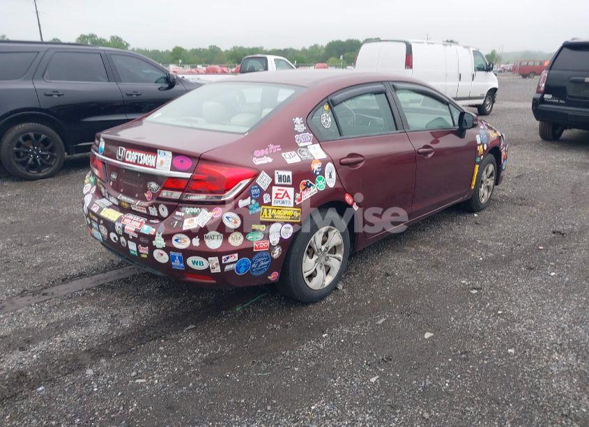 Photo 4 of 2013 Honda Civic LX (VIN 2HGFB2F55DH503870)