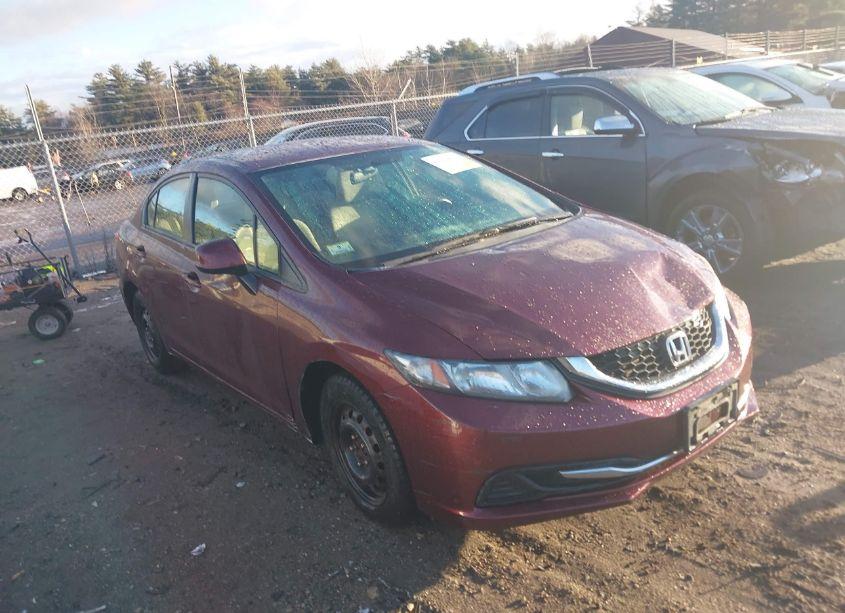 2013 Honda Civic LX (VIN 2HGFB2F55DH526873) main photo