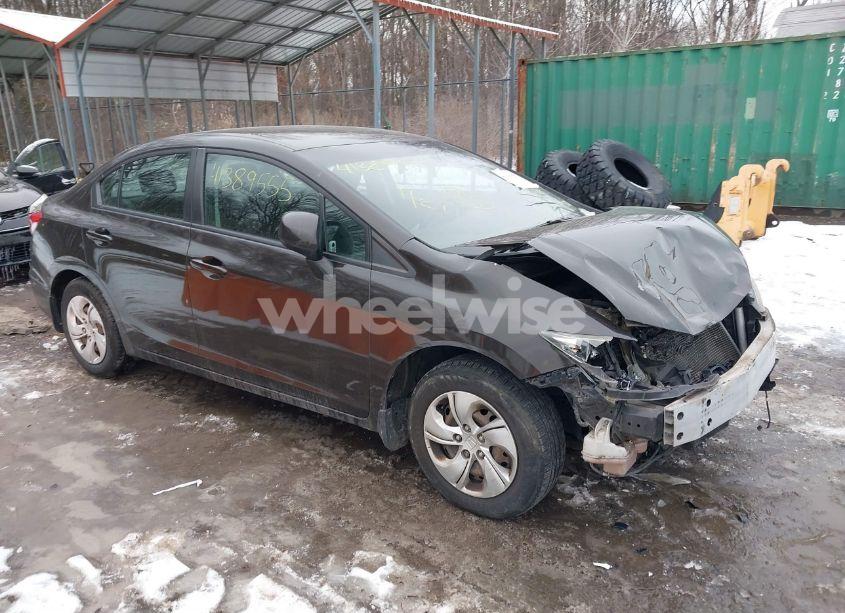 2013 Honda Civic LX (VIN 2HGFB2F55DH534004) main photo