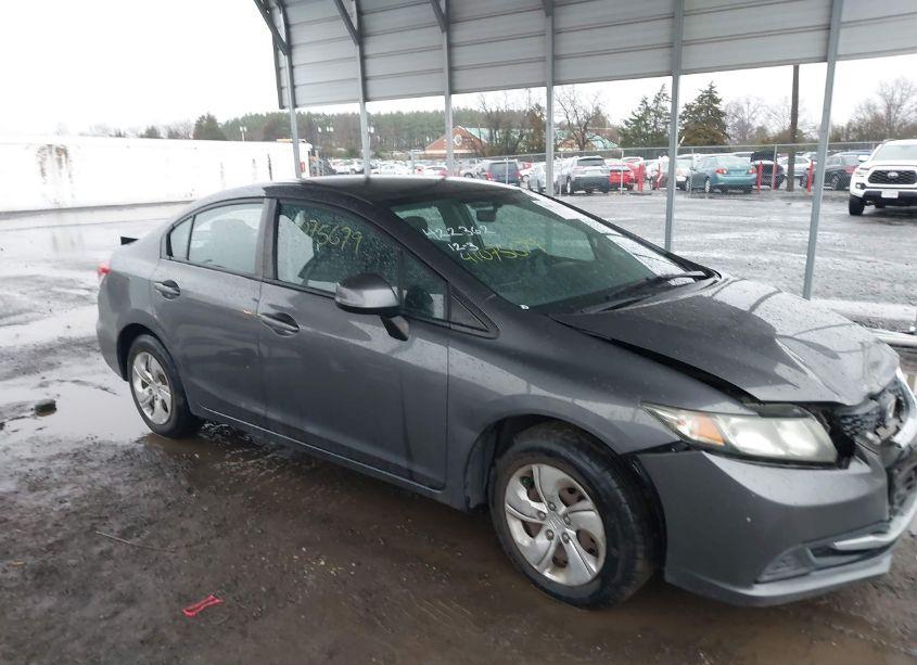 2013 Honda Civic LX (VIN 2HGFB2F55DH541745) main photo