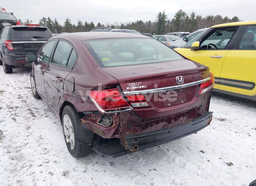 Photo 12 of 2013 Honda Civic LX (VIN 2HGFB2F55DH555595)