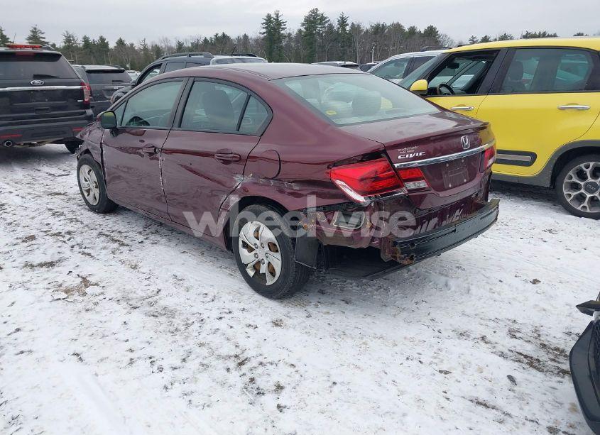 Photo 3 of 2013 Honda Civic LX (VIN 2HGFB2F55DH555595)