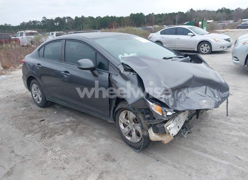 2013 Honda Civic LX (VIN 2HGFB2F55DH596938) main photo