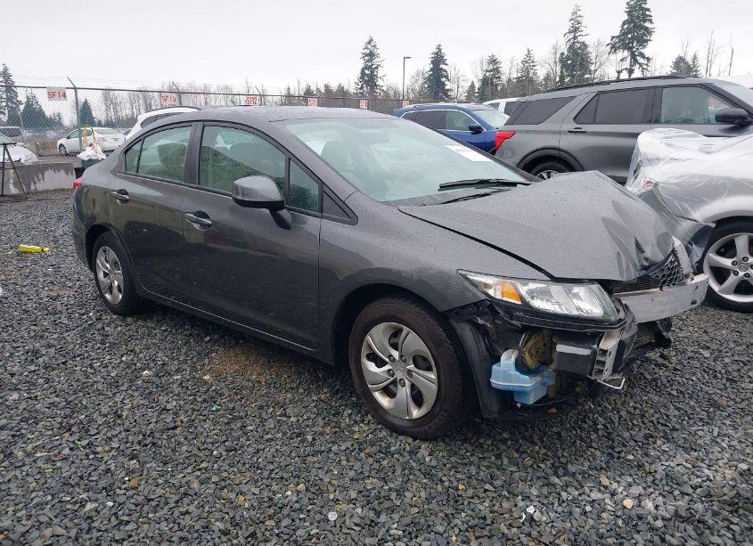 2013 Honda Civic LX (VIN 2HGFB2F55DH600518) main photo