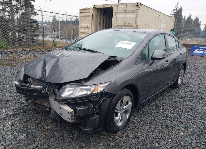 Photo 2 of 2013 Honda Civic LX (VIN 2HGFB2F55DH600518)