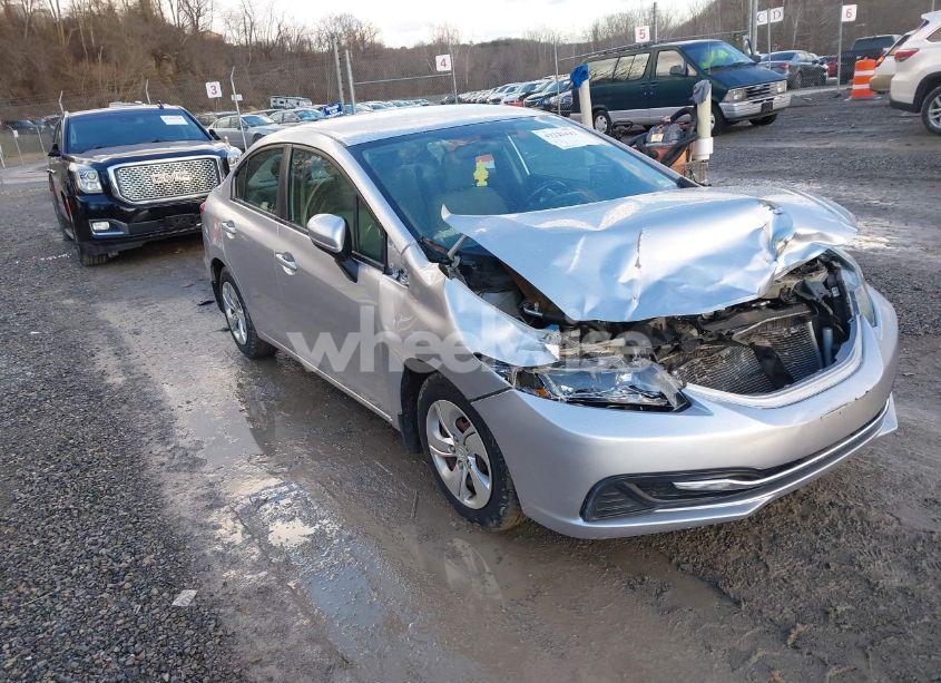 2014 Honda Civic LX (VIN 2HGFB2F55EH504048) main photo