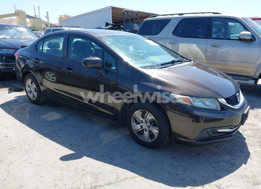 2014 Honda Civic LX (VIN 2HGFB2F55EH537177) main photo
