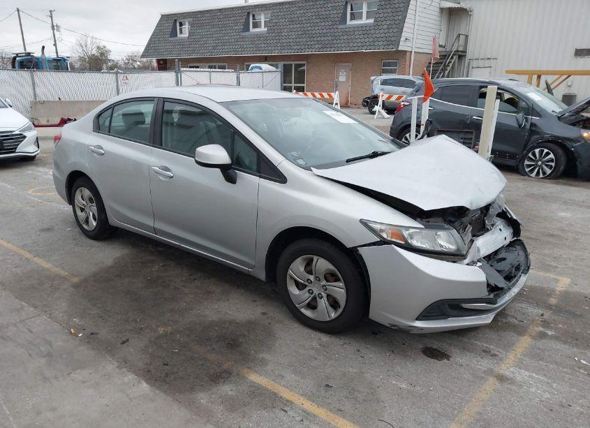 2014 Honda Civic LX (VIN 2HGFB2F55EH547630) main photo