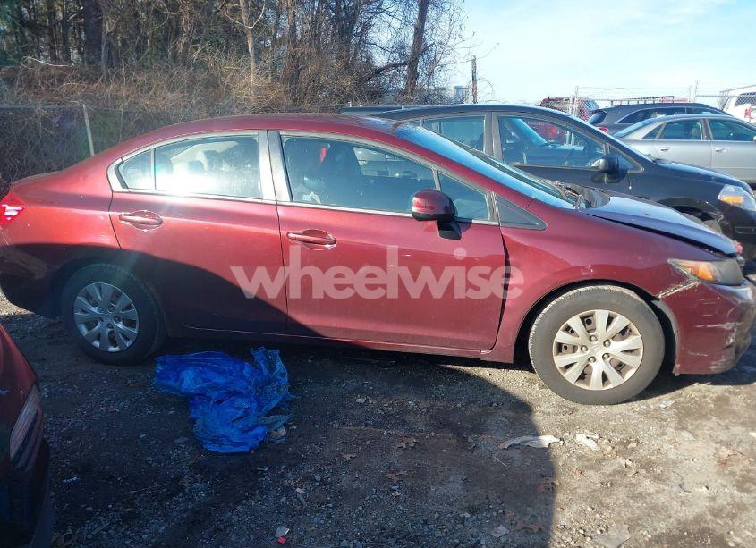 Photo 13 of 2012 Honda Civic SDN LX (VIN 2HGFB2F56CH501284)