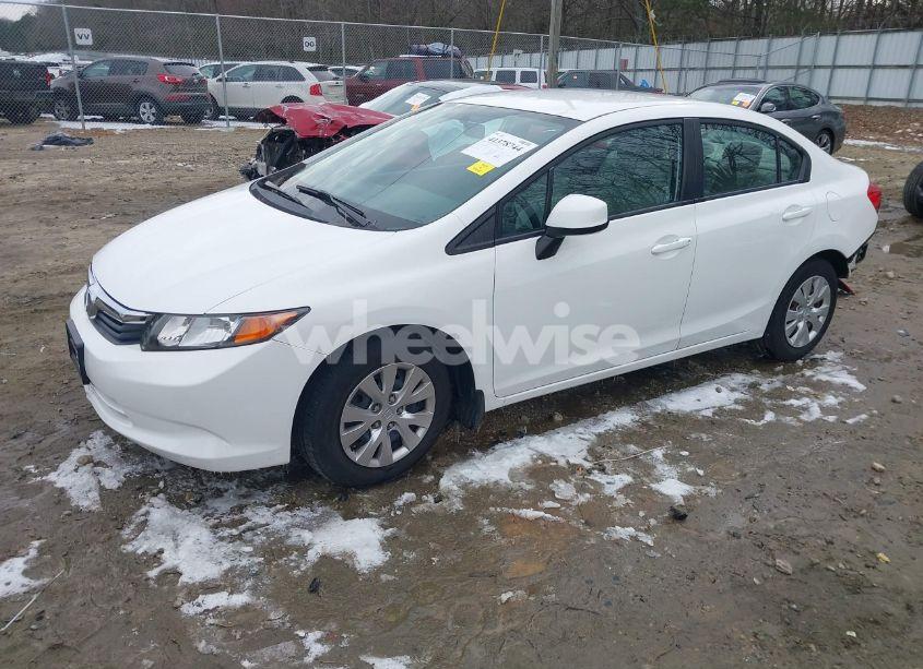 Photo 2 of 2012 Honda Civic SDN LX (VIN 2HGFB2F56CH580651)