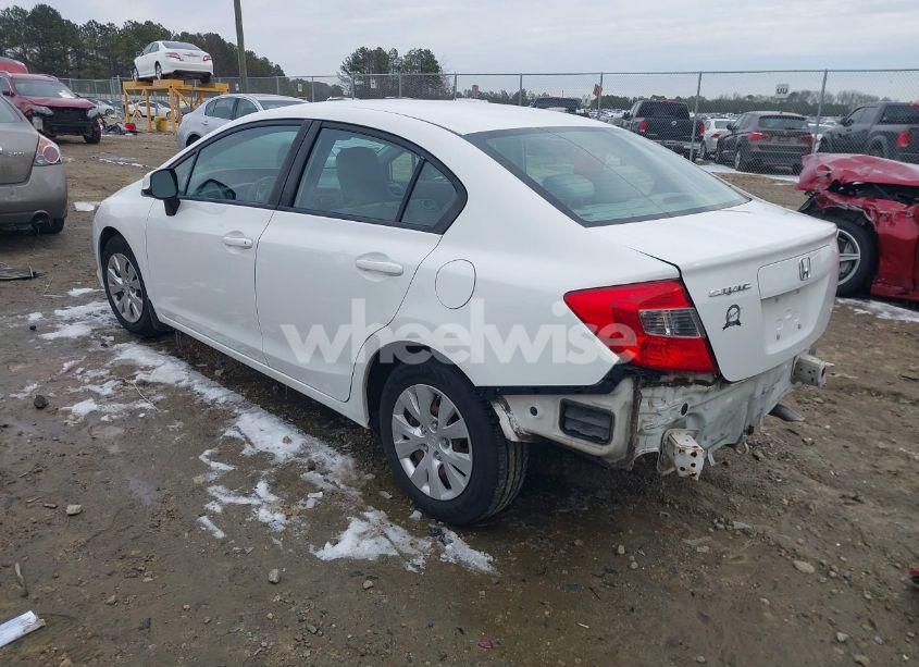 Photo 3 of 2012 Honda Civic SDN LX (VIN 2HGFB2F56CH580651)