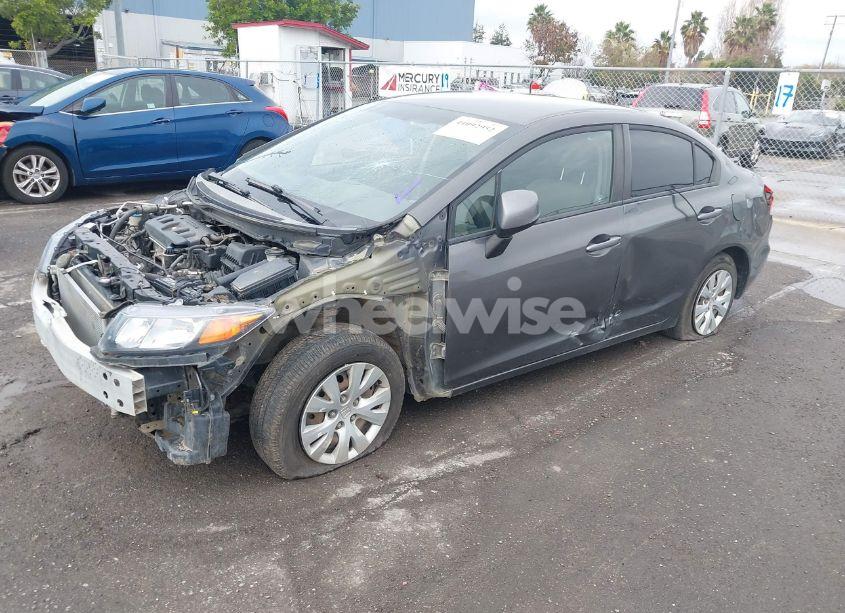 Photo 2 of 2012 Honda Civic SDN LX (VIN 2HGFB2F56CH586370)