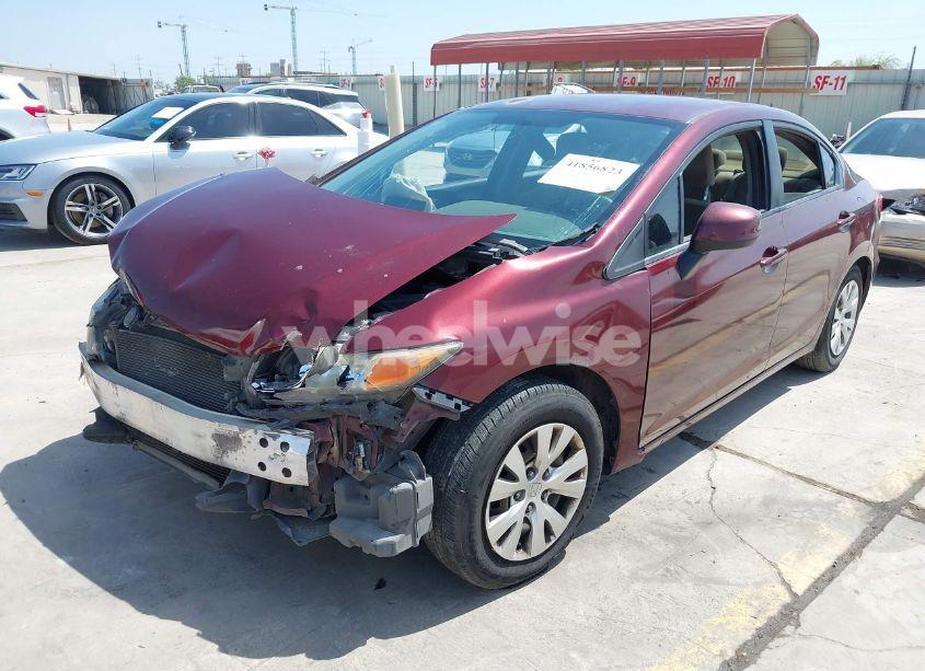 Photo 2 of 2012 Honda Civic LX (VIN 2HGFB2F56CH596459)