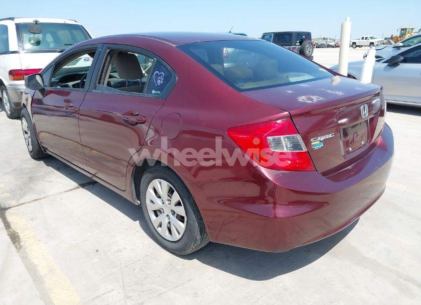 Photo 3 of 2012 Honda Civic LX (VIN 2HGFB2F56CH596459)