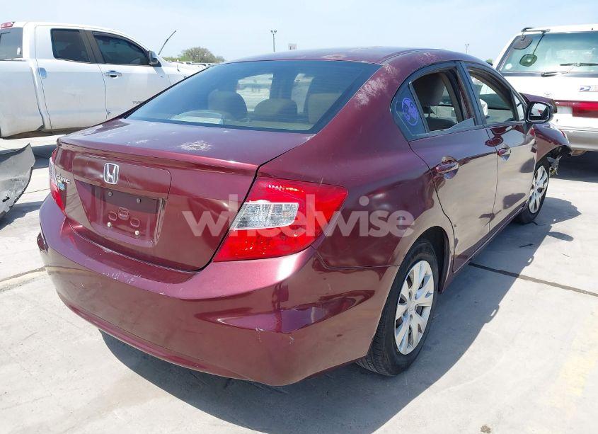 Photo 4 of 2012 Honda Civic LX (VIN 2HGFB2F56CH596459)