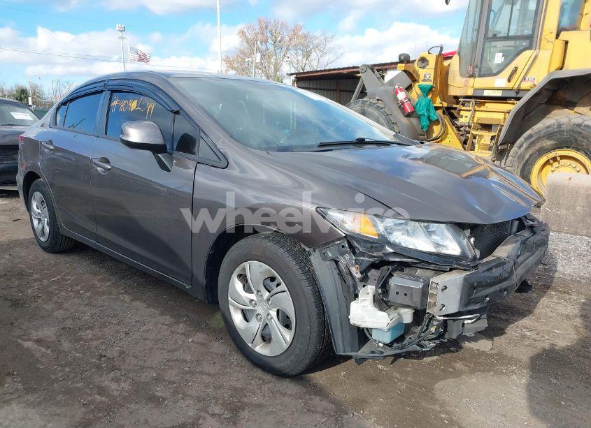 2013 Honda Civic LX (VIN 2HGFB2F56DH582255) main photo