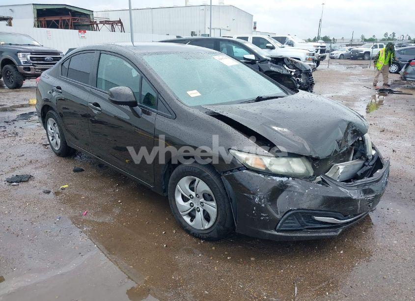 2013 Honda Civic LX (VIN 2HGFB2F56DH596124) main photo