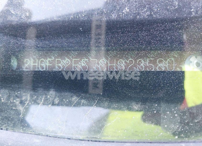 Photo 9 of 2012 Honda Civic SDN LX (VIN 2HGFB2F57CH323580)