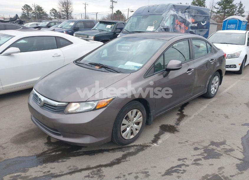 Photo 2 of 2012 Honda Civic SDN LX (VIN 2HGFB2F57CH536318)