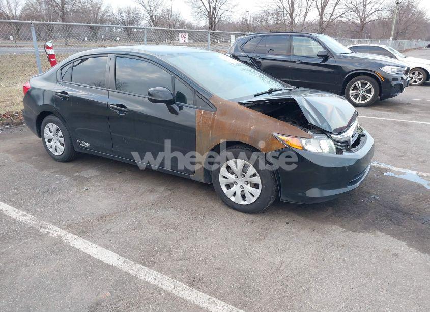 2012 Honda Civic SDN LX (VIN 2HGFB2F57CH567133) main photo