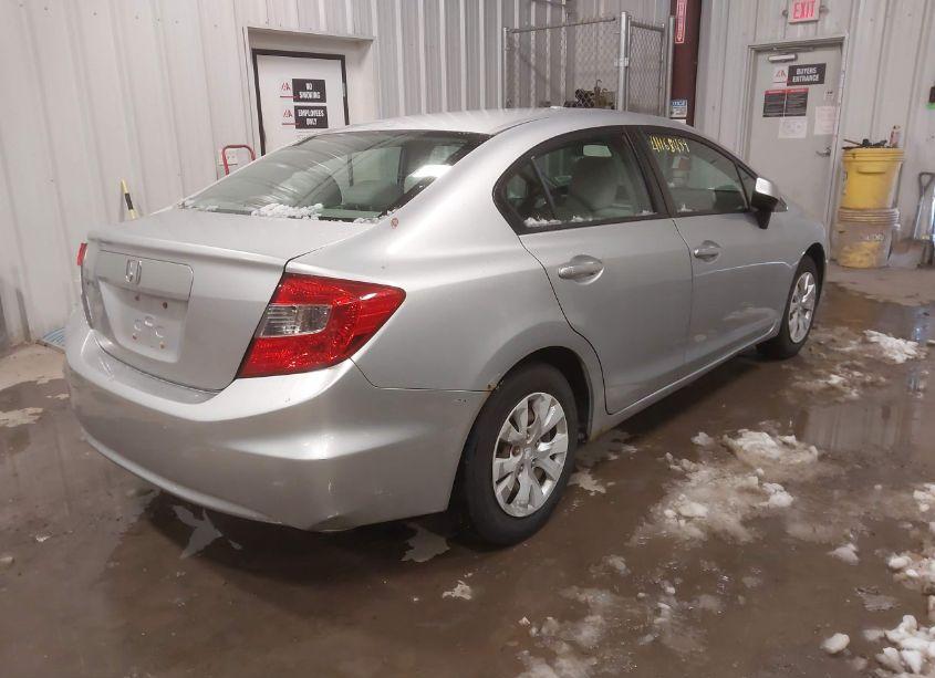 Photo 4 of 2012 Honda Civic SDN LX (VIN 2HGFB2F57CH597667)