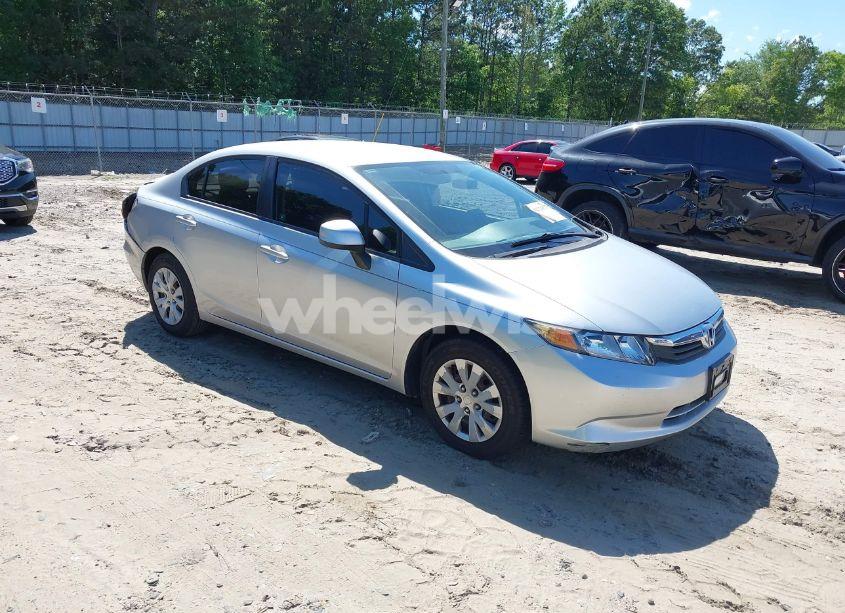 2012 Honda Civic LX (VIN 2HGFB2F57CH602477) main photo