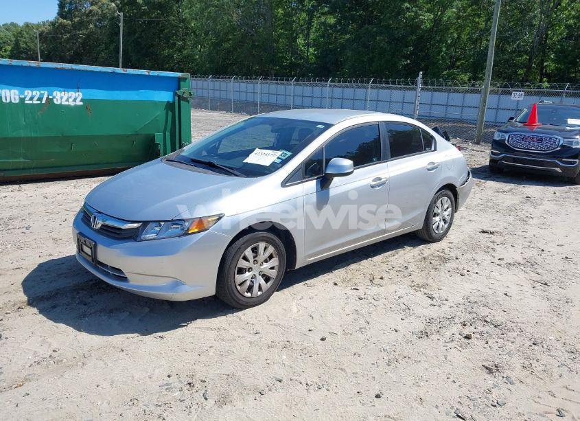 Photo 2 of 2012 Honda Civic LX (VIN 2HGFB2F57CH602477)