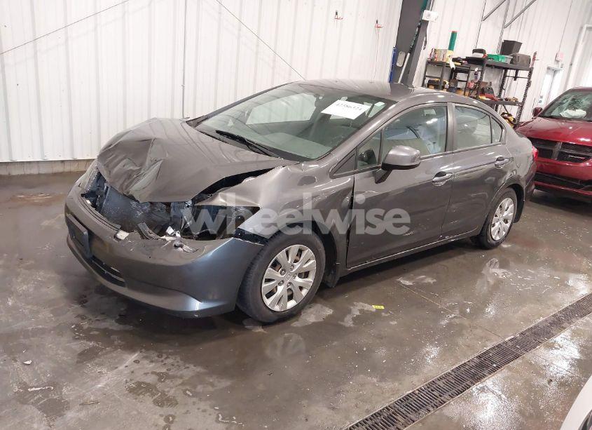 Photo 2 of 2012 Honda Civic LX (VIN 2HGFB2F57CH605900)