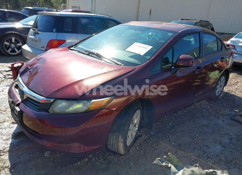 Photo 2 of 2012 Honda Civic LX (VIN 2HGFB2F57CH606061)