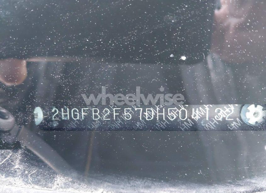 Photo 9 of 2013 Honda Civic LX (VIN 2HGFB2F57DH504132)