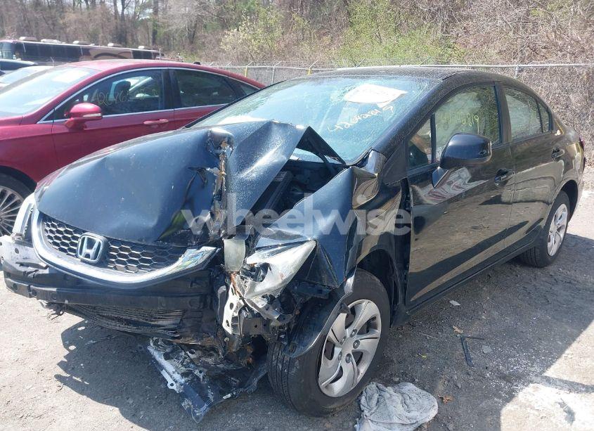 Photo 2 of 2013 Honda Civic LX (VIN 2HGFB2F57DH517513)