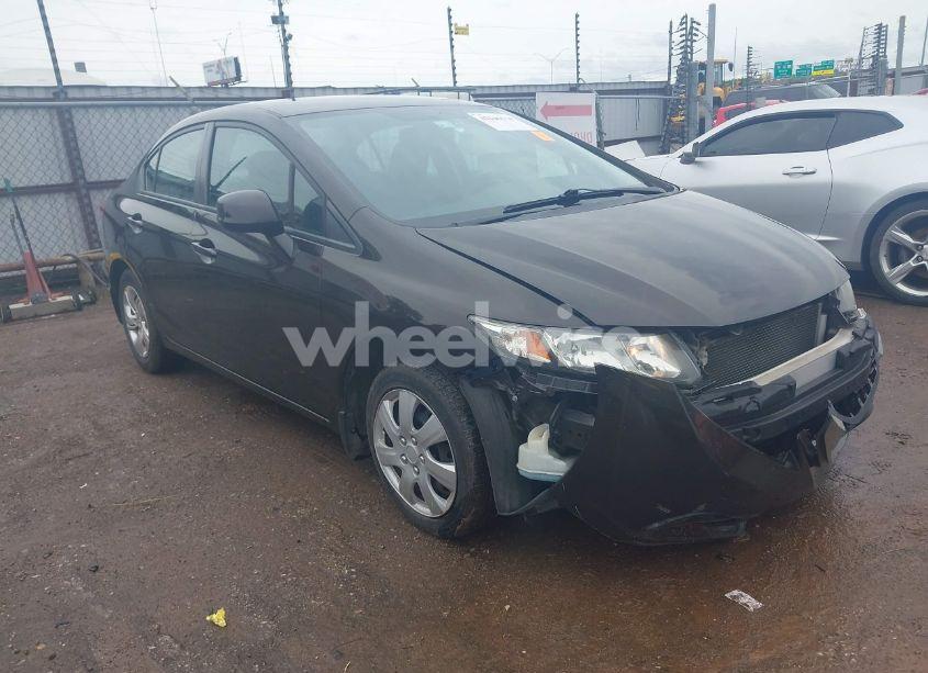 2013 Honda Civic LX (VIN 2HGFB2F57DH554593) main photo