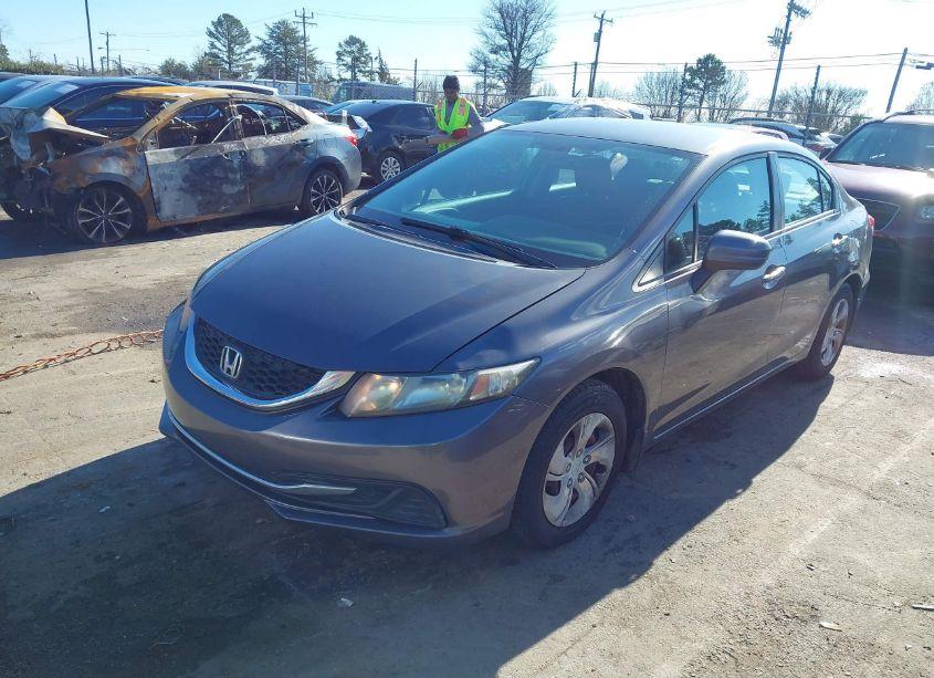 Photo 2 of 2014 Honda Civic LX (VIN 2HGFB2F57EH522695)