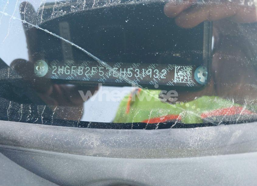 Photo 9 of 2014 Honda Civic LX (VIN 2HGFB2F57EH531932)