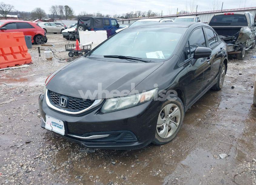 Photo 2 of 2014 Honda Civic LX (VIN 2HGFB2F57EH557933)